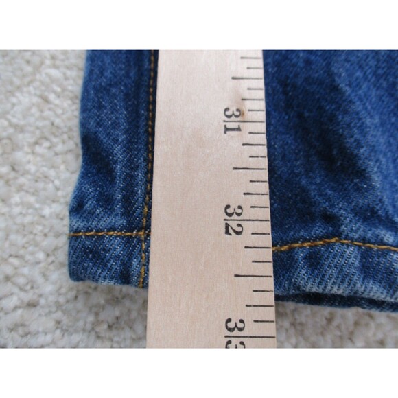 Levis 501xx Jeans Mens 36 Blue Denim Straight Leg Button Fly Cotton Casual 36x33 - Picture 11 of 16